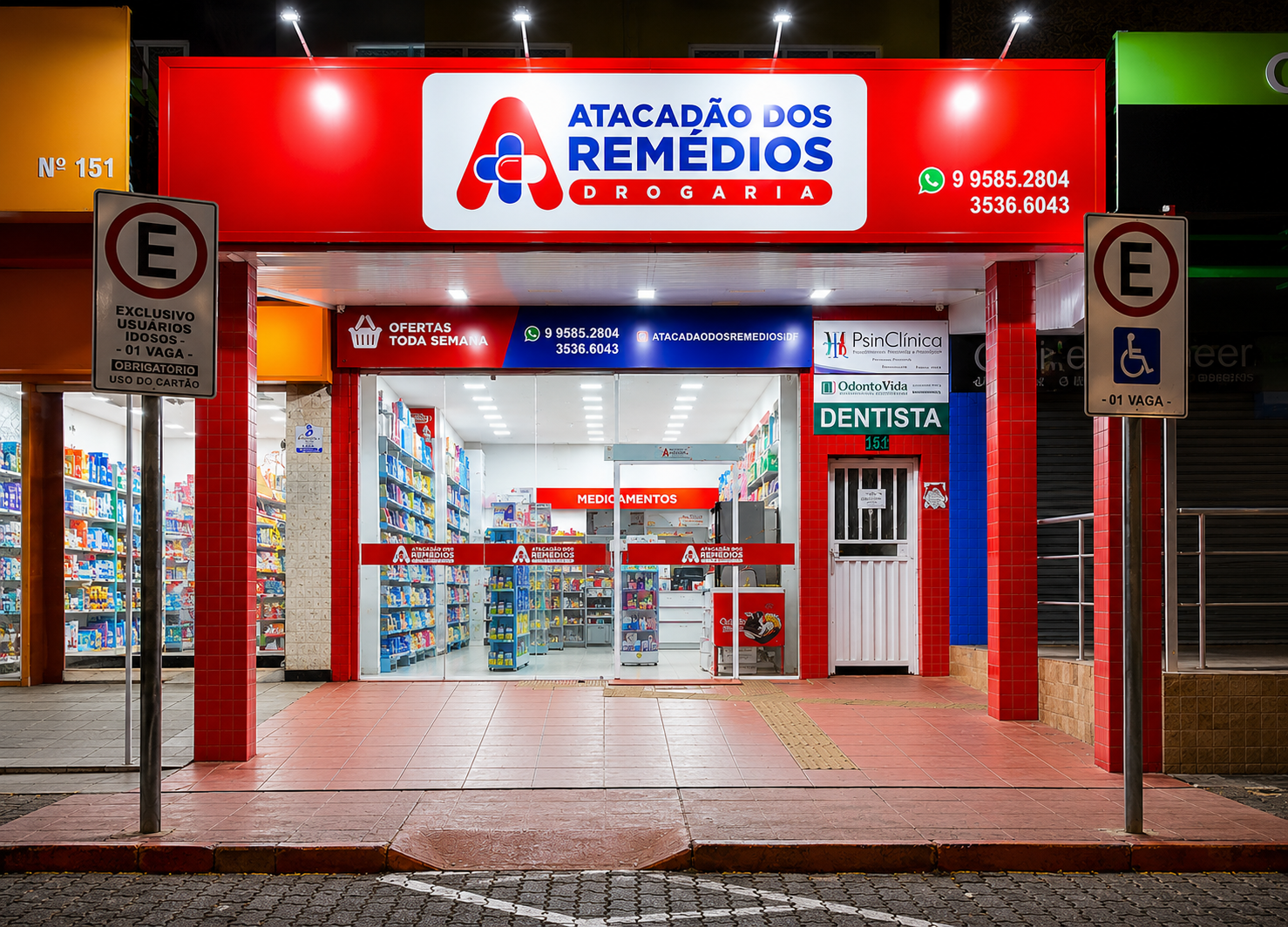 Fachada da Drogaria
